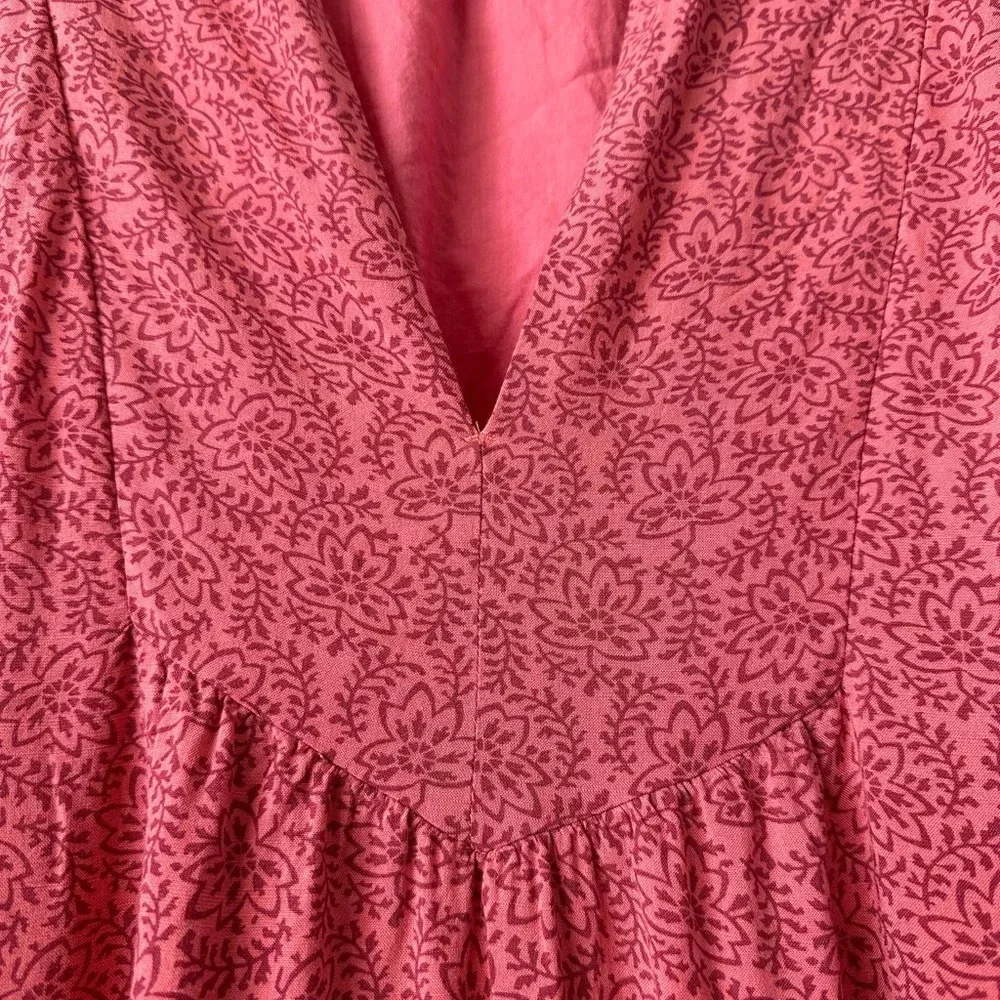 GAP Floral 3/4Th Sleeves Medium Mini Dress